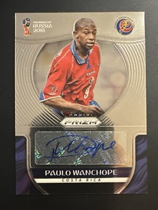 2018 Panini Prizm World Cup Signatures Paulo Wanchope #S-PW Auto
