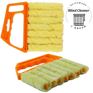 Venetian Blinds Cleaner Brush Easy Cleaning Tool Washable Microfibre Duster UK - Picture 1 of 6