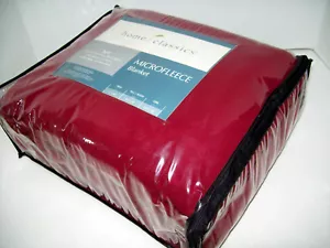 Home Classics Coperta Regina Completa in Morbido Micropile Rosso Nuova - Foto 1 di 1