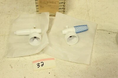 Delta Lavatory Kitchen Bathroom Sink Faucet Small Levers Handles 2 White H22WH - Image 1 of 2