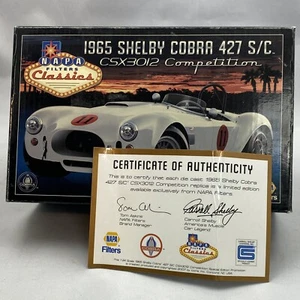 Vintage 1998 NAPA Classics 1965 SHELBY COBRA 427 S/C CSX3012 1:24 Diecast Car - Picture 1 of 20