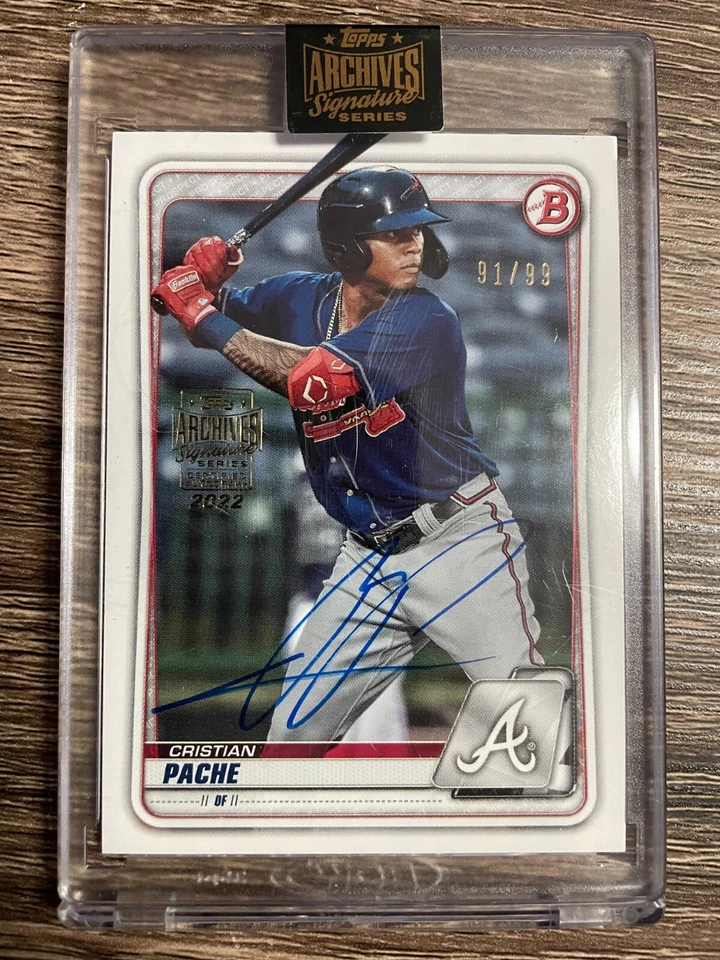 CRISTIAN PACHE 2022 Topps Archives Signature Series Autograph #91/99 - Image 1 of 1