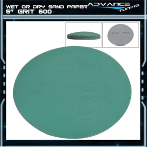 Wet Dry 5 Inch No Hole Sand Paper Disc 600 Grit Repair Sandpaper 10 Pcs - Picture 1 of 3