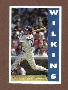 1993 Marathon Oil Chicago Cubs Rick Wilkins #2