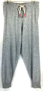 BASSIKE Size S 100% Cashmere Drawstring Sweatpants Trackpants GRAY $232 - Picture 1 of 8
