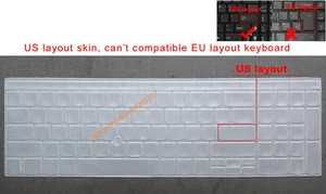 Keyboard Silicone Protector Skin Cover for Lenovo IBM ThinkPad E520 E525 laptop - Picture 1 of 4