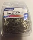 200 Regular Paper Clips (33mm) Silver Wire Smooth Finish Paper Clip - US SHIP