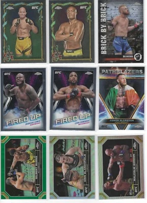 2024 Topps Chrome UFC singles parallels & inserts pick your card - Image 1 of 4