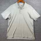 5.11 Tactical Helios Polo Shirt Men's Large Heather Gray Jersey Wicking Classic