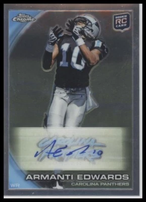 2010 Topps Chrome #C136 Armanti Edwards Rookie Autographs - Image 1 of 2