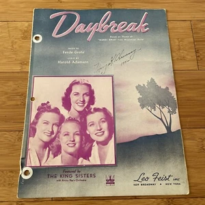 Vintage Sheet Music - Daybreak - 1926 Theme "Mardi Gras" from Mississippi Suite - Picture 1 of 8