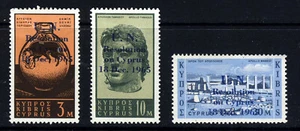 CYPRUS 1966 U.N. General Assembly Resolution Overprints SG 270 to SG 272 MINT - Picture 1 of 2