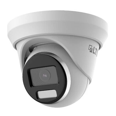 CMHT1782W-28CF HD-TVI 8MP/4K 247 Full Color 2.8mm WDR 131ft LED Turret Camera - Image 1 of 4