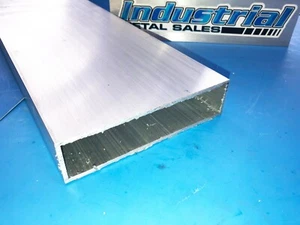 6063 T52 Aluminum Rectangle Tube 1-1/2" x 6" x 12"-Long x 1/8" Wall-- NEW ! - Picture 1 of 1