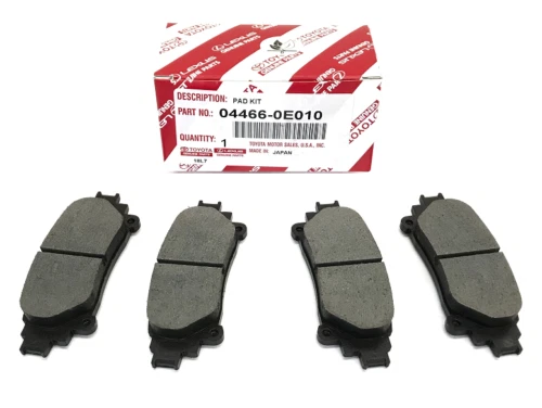 Kit de pastillas de freno traseras de fábrica OEM 2010-2012 Toyota Sienna 04466-0E010 Foto 1 de 1