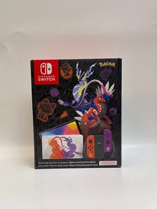 Nintendo Switch-Konsole (OLED-Modell) Pokémon Karmesin & Purpur-Edition NEU - Bild 1 von 5