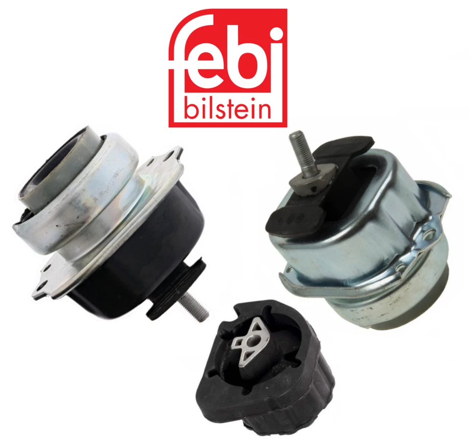 Engine Motor Mount Hydraulic & Transmission Mount 3pc OEM Spec for BMW X5 X6 3.0 - Image 1 of 1