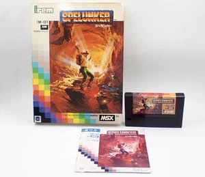 Spelunker MSX IM-01 Irem w/Box & Manual NTSC Japanese - Picture 1 of 22