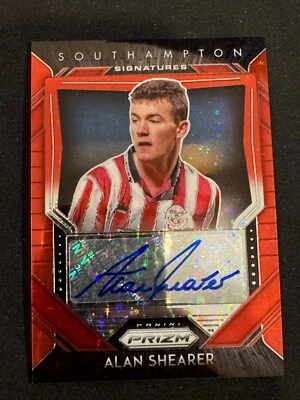 Panini 20-21 Prizm Premier League Signatures Southampton Alan Shearer Estrella Roja Foto 1 de 2