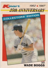 1987 Topps Kmart Baseball Card #23 Wade Boggs Boston Red Sox