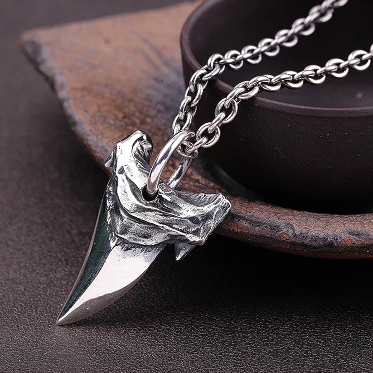 Collana Con Ciondolo Da Basket Color Argento Per Uomo - Foto 4