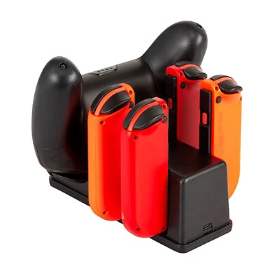 4 in 1 Controller Charger Charging Station LED Dock For Switch Pro/Oled Joy-Con - Image 1 of 4