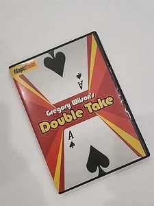 Gregory Wilson's Double Take DVD Double lift card magic (DVD, 2004) Tested - Imagen 1 de 3