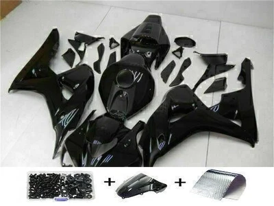 Kit de carenado negro brillante FKA para Honda CBR1000RR 2006 2007 molde de carrocería + pernos Foto 1 de 4