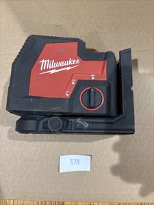 Used Milwaukee 3522-20 USB Green Cross Line & Plumb Points Laser OEM 559 - Picture 1 of 6