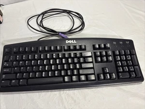 DELL keyboard model SK-8110 Black with PS/2 Connector. 10 Key Pad - Picture 1 of 8