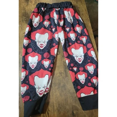 IT Pennywise Payaso Niños Jogger Pantalones Halloween Película Terror de Terror 2T Foto 1 de 2