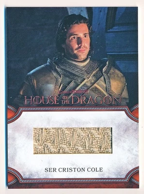 Rittenhouse House of the Dragon Season 1 Set Criston Cole Relic Cards #RC46 - Image 1 of 2