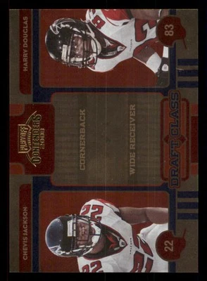 2008 Playoff Contenders Draft Class #3 Chevis Jackson/Harry Douglas /500 - Image 1 of 2