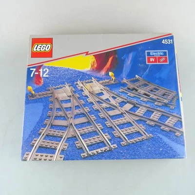 Lego Eisenbahn 9 Volt No 4531 Weichen Set unbenutzt in OVP - Bild 1 von 4