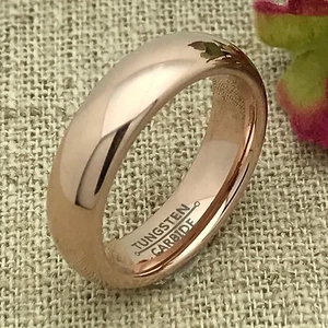 5mm Tungsten Ring,Custom Engraved Wedding Band, Unisex Ring -Free Engraving - Picture 1 of 5