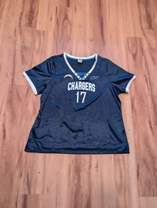 Los Angeles Chargers Shirt Womens 3XL Philip Rivers Jersey NFL Team Apparel - Picture 1 of 8