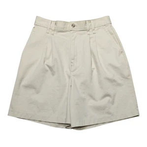 Vintage 90s Chic Plissee Mom Shorts 14 (28x7) Wide Leg High Rise Bareback Preppy - Bild 1 von 7