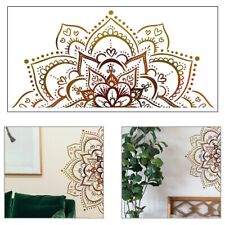 Lotus Flower Wall Sticker,Boho Wall Decar Mandala Wall Decal Yoga Studio Decal