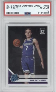 2019 Donruss Optic #183 Kyle Guy Kings RC Rookie PSA 10 GEM MINT Virginia UVA - Picture 1 of 2