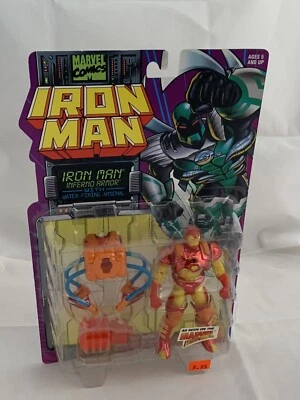 Toy Biz Iron Man Inferno Armor 1996 - Marvel Action Hour - NUEVO sellado Foto 1 de 4