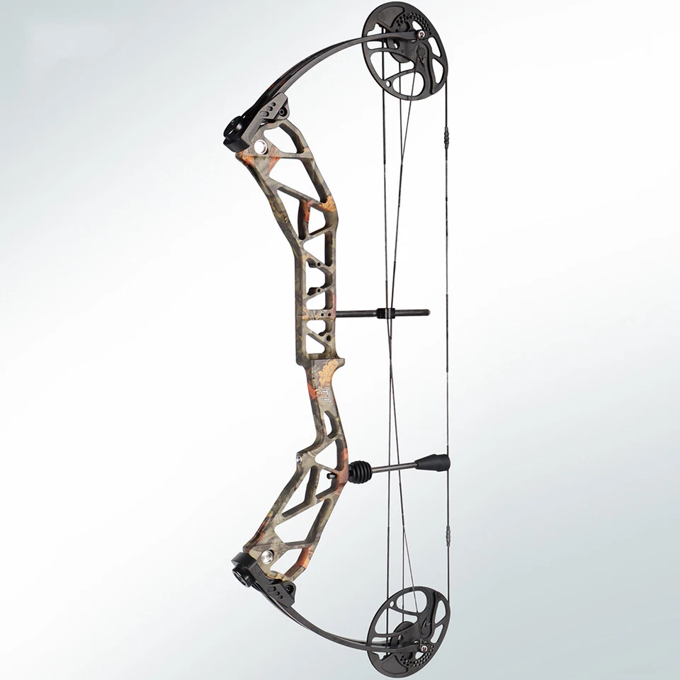 TOPOINT Compound Bow 19-70lbs Adjustable 320FPS Adult Archery Hunt Target Shoot - Image 1 of 4