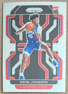 Tarjeta de error de novato Keon Johnson 2021-22 Panini Prizm Gordon Hayward reverso 1/1 radiocontrol Foto 1 de 2