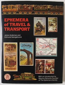 EPHEMERA OF TRAVEL & TRANSPORT / intro. MAURICE RICKARDS / HDBK WITH D/W / 1981 - Picture 1 of 6