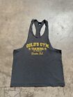 Vintage Gold’s Gym Black Tank Top Training Size XL Muscle Tank