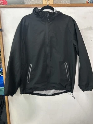 Chaqueta OLD NAVY Activa Cremallera Completa Espalda Bolsa Reflectante Para Hombres L Capucha Foto 1 de 4