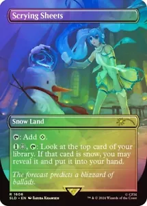 Scrying Sheets Foil Hatsune Miku Secret Lair NM MTG - Picture 1 of 1