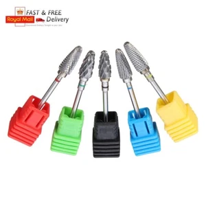 3/32'' Nail Art Electric Ceramic Carbide Rotary File Drill Bit Manicure Pedicure - Picture 1 of 8