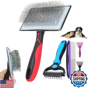 EAFBAO Extra Long Pin Slicker Brush for Large Dogs, Remove Loose Fur and Tang - Picture 1 of 5