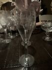 Princess House Heritage Tulip Champagne Flute 6oz Glasses Set of 4 #832