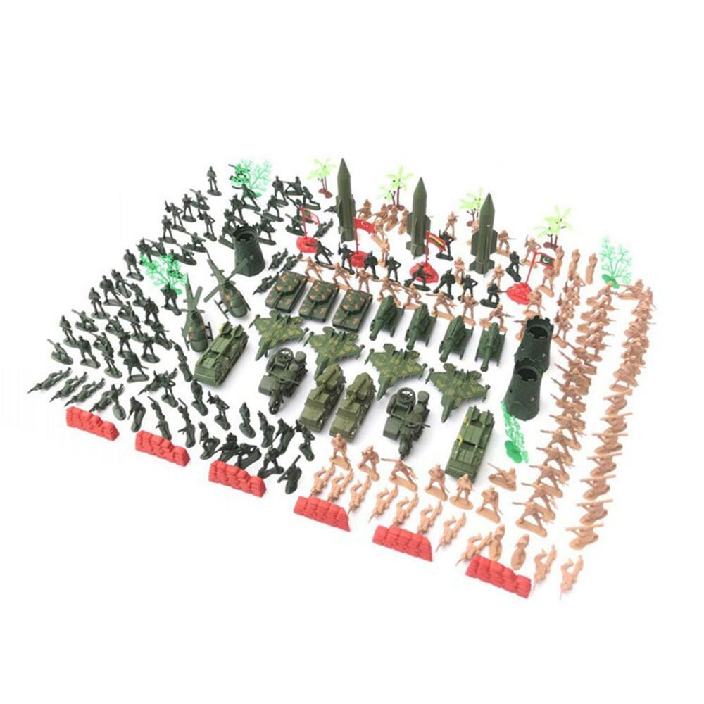 203x Army Men Toy Action Figures Set Soldiers Playset Model for Boys Girls